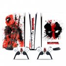 Deadpool decal skin for PS5 digital Console & 2 Controllers
