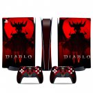 Diablo 4 decal skin for PS5 digital Console & 2 Controllers