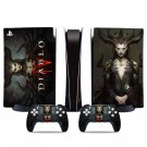 Diablo 4 decal skin for PS5 digital Console & 2 Controllers