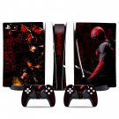 Deadpool decal skin for PS5 digital Console & 2 Controllers