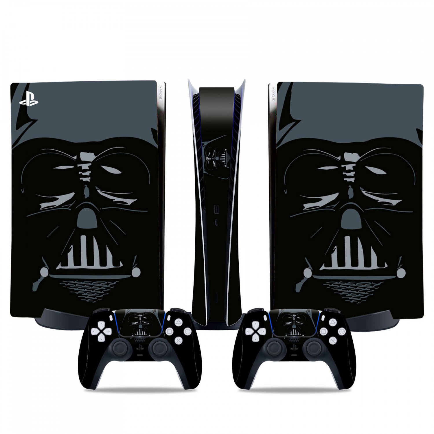 Darth Vader decal skin for PS5 digital Console & 2 Controllers
