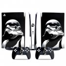 Stormtrooper decal skin for PS5 digital Console & 2 Controllers