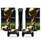 Golden Ball Cup decal skin for PS5 digital Console & 2 Controllers