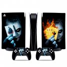 Joker decal skin for PS5 digital Console & 2 Controllers