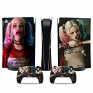Harley Quinn decal skin for PS5 digital Console & 2 Controllers