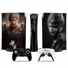 Black Myth Wukong decal skin for PS5 digital Console & 2 Controllers