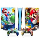 Super Mario decal skin for PS5 digital Console & 2 Controllers