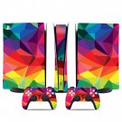 Texture decal skin for PS5 digital Console & 2 Controllers