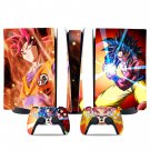 Dragon Ball decal skin for PS5 digital Console & 2 Controllers