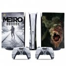 Metro Exodus decal skin for PS5 digital Console & 2 Controllers