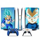 Dragon Ball decal skin for PS5 digital Console & 2 Controllers