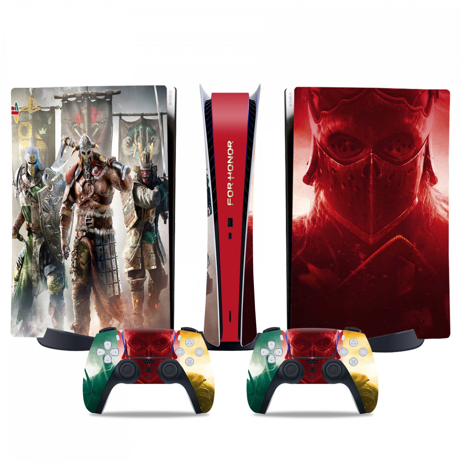 For Honor decal skin for PS5 digital Console & 2 Controllers
