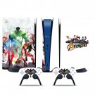 Avengers decal skin for PS5 digital Console & 2 Controllers