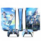 Your Name decal skin for PS5 digital Console & 2 Controllers