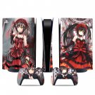 Kurumi Tokisaki decal skin for PS5 digital Console & 2 Controllers