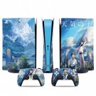 Your Name decal skin for PS5 digital Console & 2 Controllers
