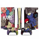 KAWS decal skin for PS5 digital Console & 2 Controllers