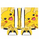 Pikachu decal skin for PS5 digital Console & 2 Controllers