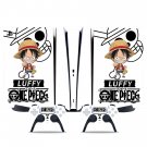 Onepiece Luffy decal skin for PS5 digital Console & 2 Controllers