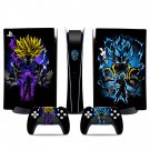 Dragon Ball Goku decal skin for PS5 digital Console & 2 Controllers