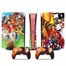 One Piece decal skin for PS5 digital Console & 2 Controllers