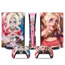 Harley Quinn decal skin for PS5 digital Console & 2 Controllers