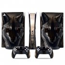 Wolf decal skin for PS5 digital Console & 2 Controllers