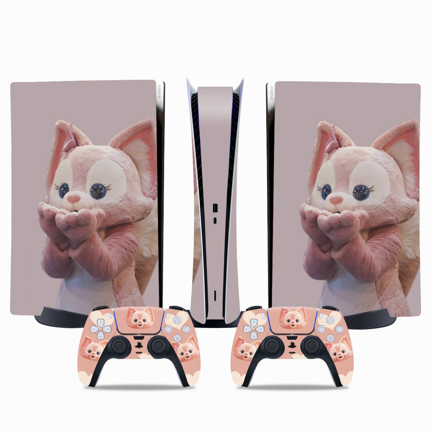 LinaBell decal skin for PS5 digital Console & 2 Controllers