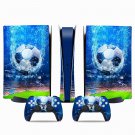 Flash Football decal skin for PS5 digital Console & 2 Controllers