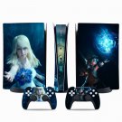 Final Fantasy 15 decal skin for PS5 digital Console & 2 Controllers
