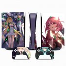 Anime decal skin for PS5 digital Console & 2 Controllers