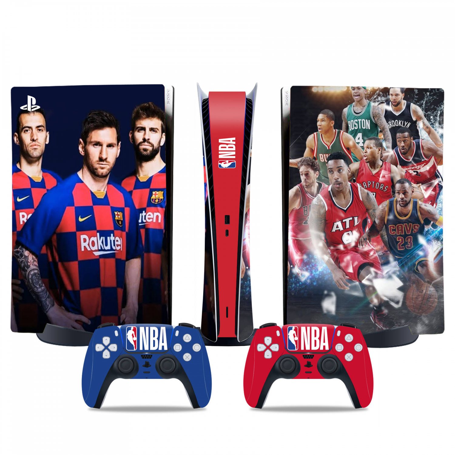 Messi decal skin for PS5 digital Console & 2 Controllers