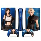Final Fantasy 7 decal skin for PS5 digital Console & 2 Controllers