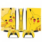Pokemon Pikachu decal skin for PS5 digital Console & 2 Controllers