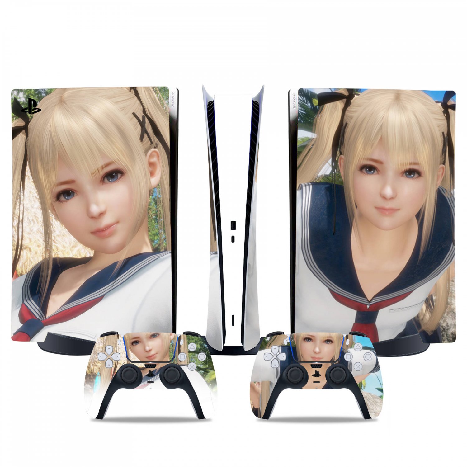 Marie Rose decal skin for PS5 digital Console & 2 Controllers