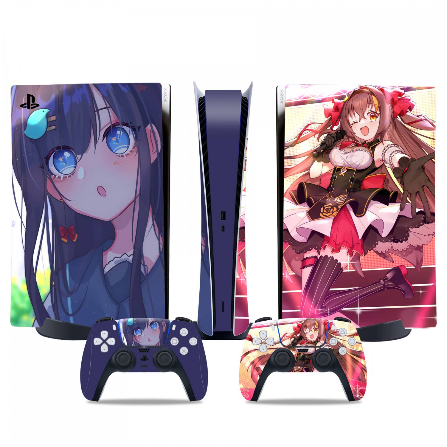 Honkai Star Rail decal skin for PS5 digital Console & 2 Controllers