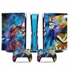 Dragon Ball decal skin for PS5 digital Console & 2 Controllers