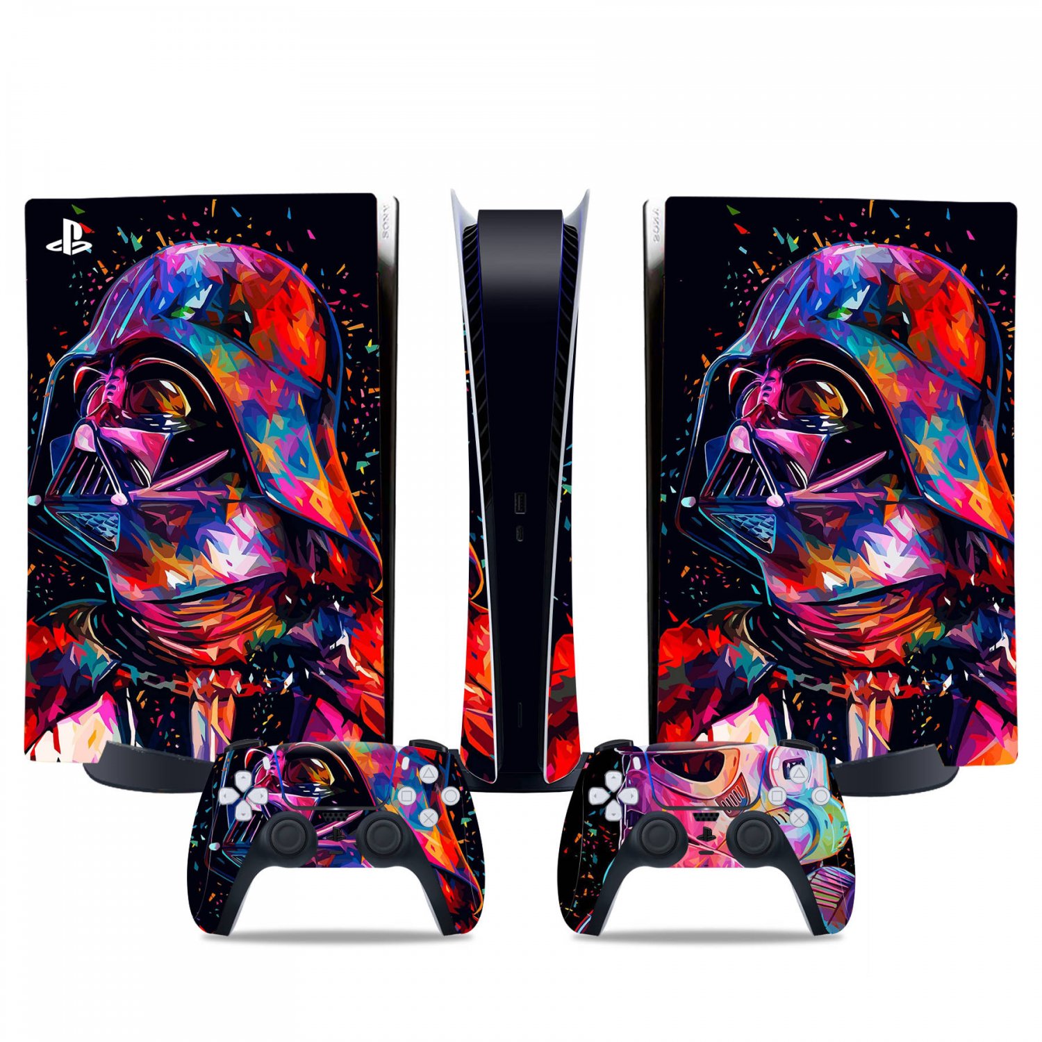 Darth Vader decal skin for PS5 digital Console & 2 Controllers