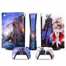 Anime Girl decal skin for PS5 digital Console & 2 Controllers