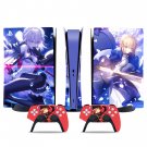 Anime Girl decal skin for PS5 digital Console & 2 Controllers
