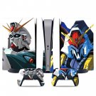 Gundam decal skin for PS5 digital Console & 2 Controllers