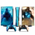 Godzilla vs Kong decal skin for PS5 digital Console & 2 Controllers
