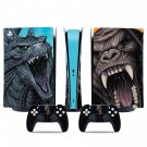 Godzilla vs Kong decal skin for PS5 digital Console & 2 Controllers