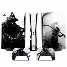 Bloodborne decal skin for PS5 digital Console & 2 Controllers