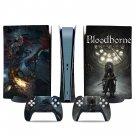 Bloodborne decal skin for PS5 digital Console & 2 Controllers