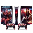 Cyberpunk decal skin for PS5 digital Console & 2 Controllers