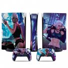 Cyberpunk decal skin for PS5 digital Console & 2 Controllers