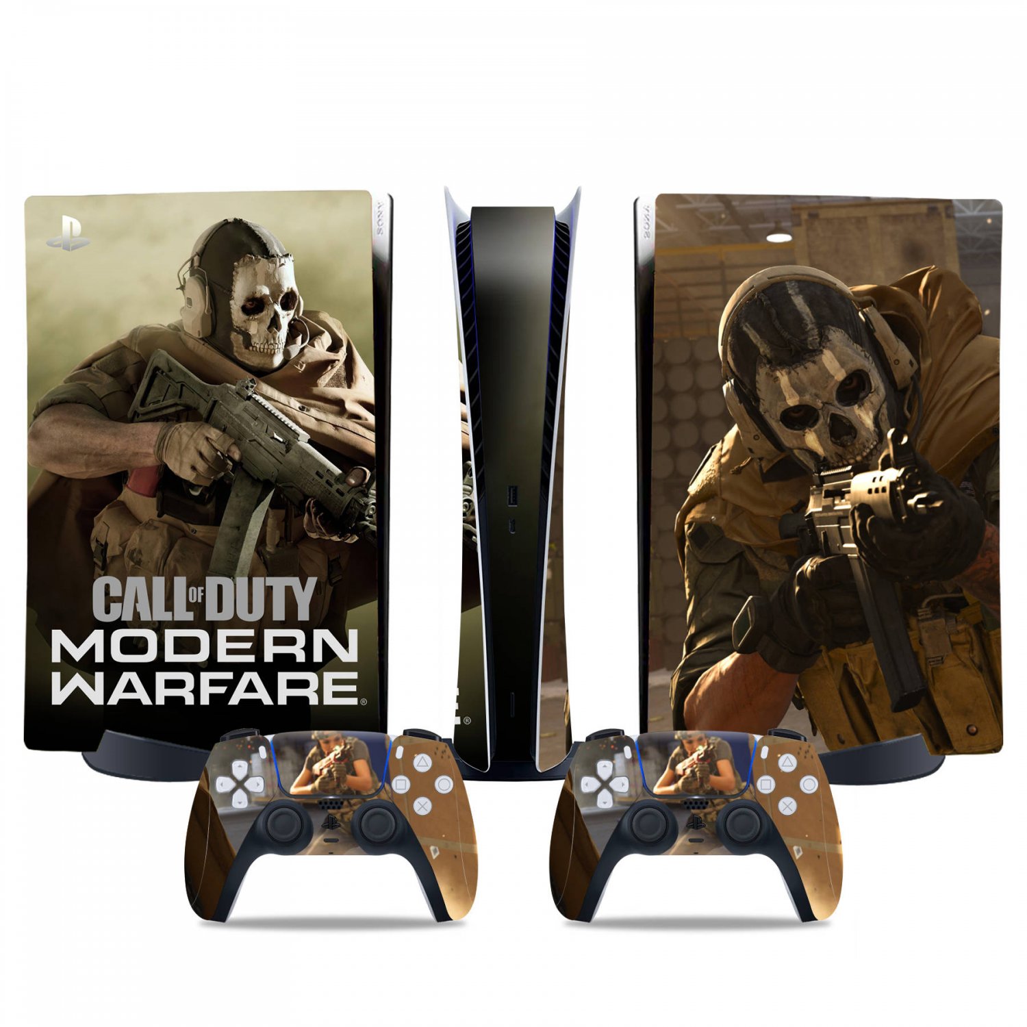 Modern Warfare decal skin for PS5 digital Console & 2 Controllers