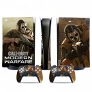 Modern Warfare decal skin for PS5 digital Console & 2 Controllers