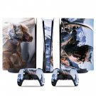 Monster Hunter Iceborne decal skin for PS5 digital Console & 2 Controllers